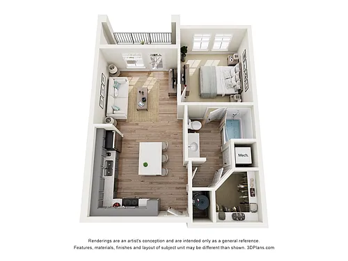 Floor plan The Dune Allen