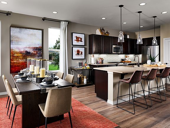 Trilogy at Tehaleh Valletta Dining Room Kitchen