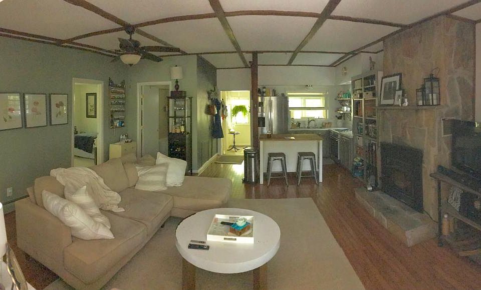 great room + kitchen