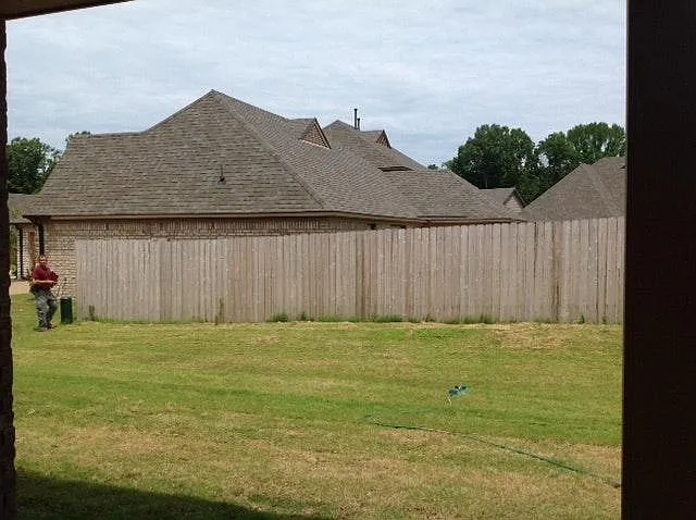 Great rear yard