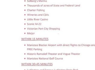 1477 Lakeshore Rd, Manistee, MI 49660