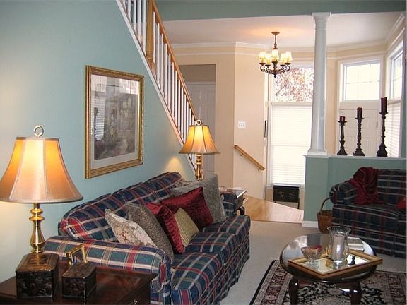 Living Room open to Foyer