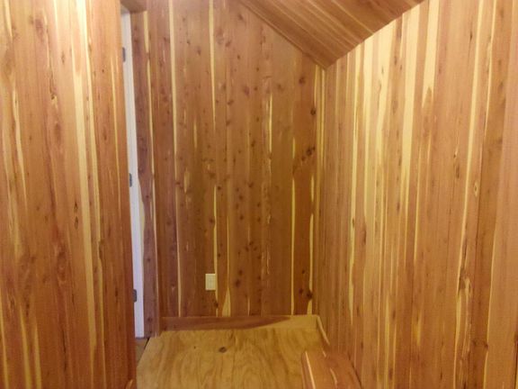walk in cedar closet