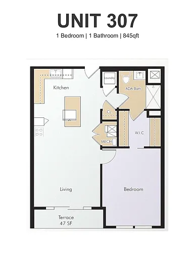 Floor plan 307