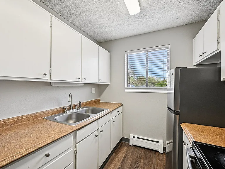 Modern galley kitchen