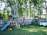Fully fenced back yard with room for the RV & boat!