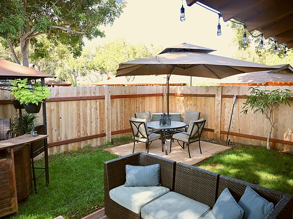 Perfect amount of sun, covered with shade from the trees until sunset time