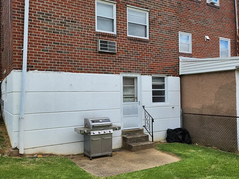 Basement back door entrance