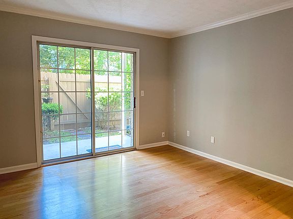 Fenced private patio.