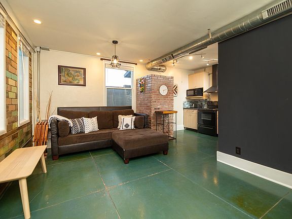 Living room area at entry