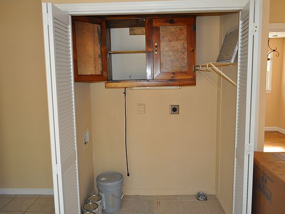 W/D closet in kitchen