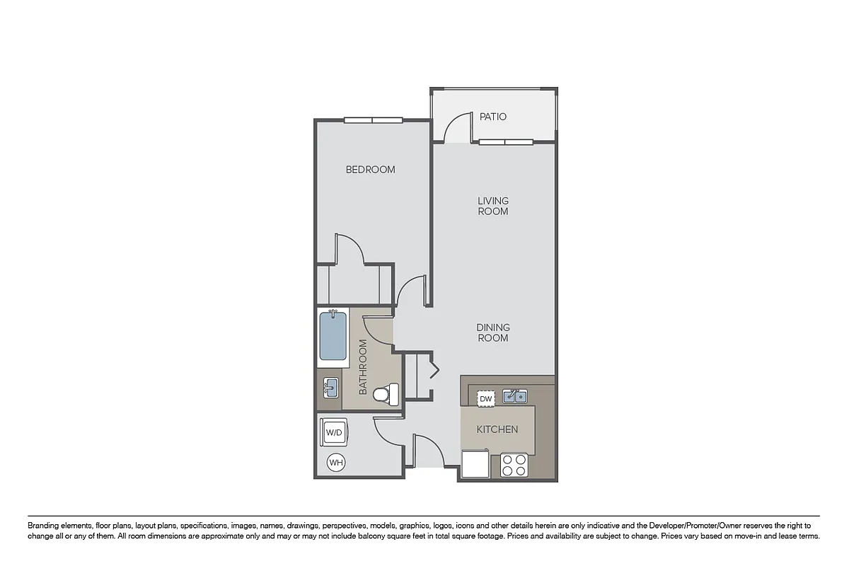 Floor plan Plan 1B