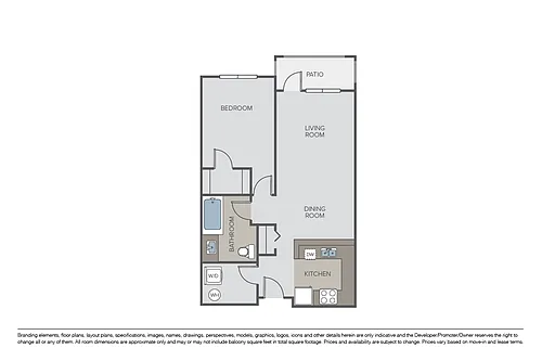 Floor plan Plan 1B
