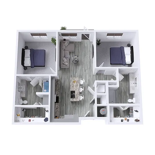 Floor plan Pecan