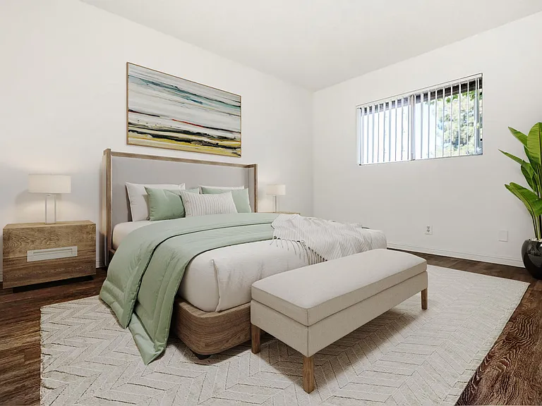 * Photos have been virtually staged for illustrative purposes. The furnishings, decor, and certain visual elements shown may not be present in the actual apartment.