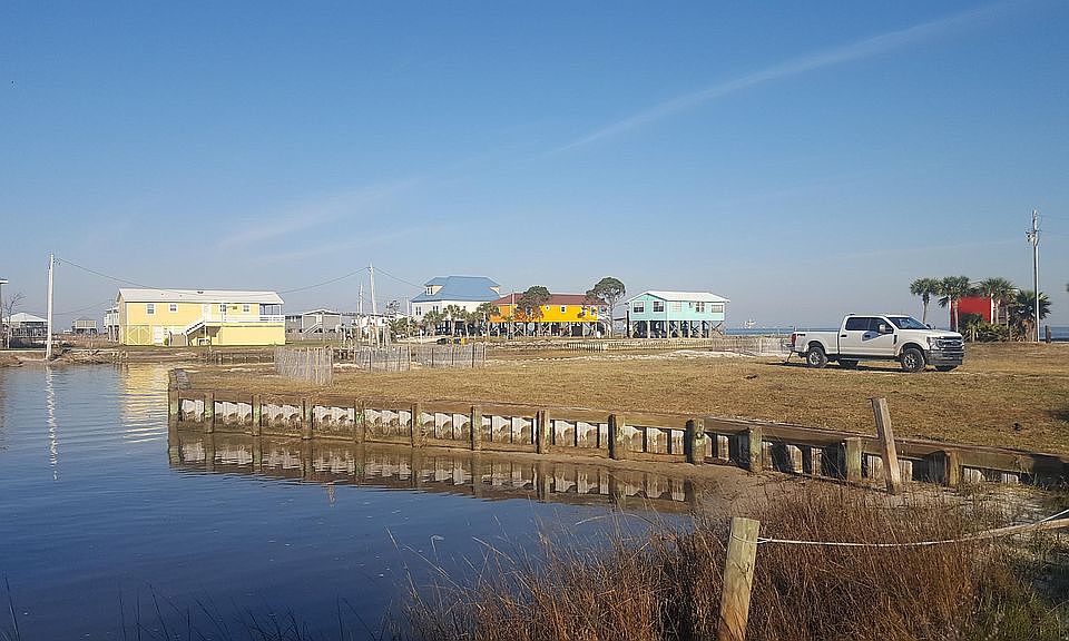 View to West with Seawall