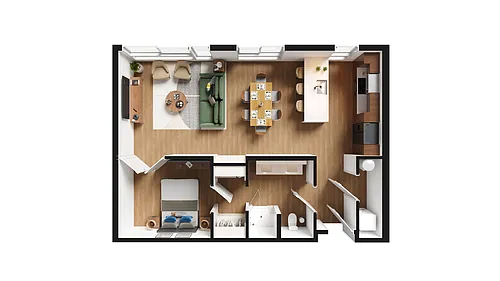 Floor plan STUDIO-D