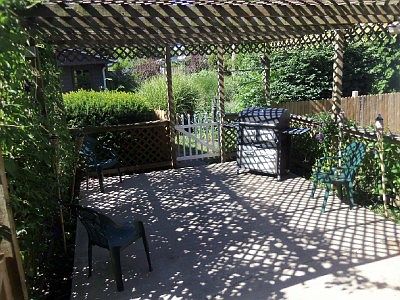 Lattice Covered Patio