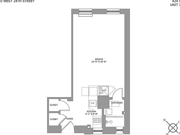2nd image of 220 W 24th St #2201A