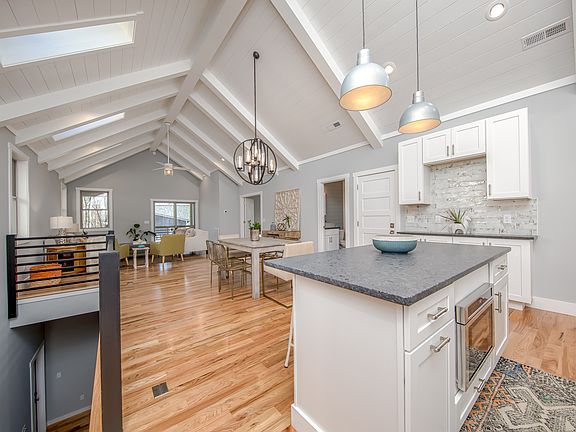 View of dining/living areas