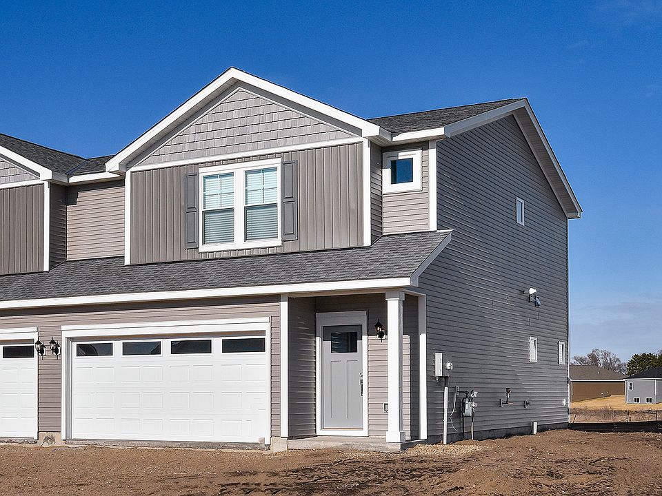 The Foster is a beautiful two story home with siding.