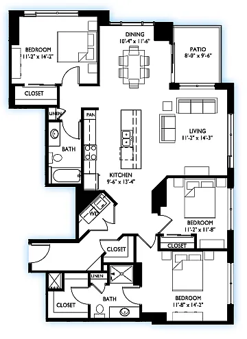 Floor plan 301
