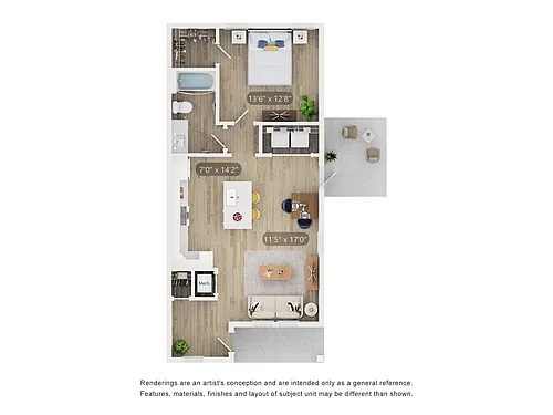 Floor plan Cottage A1