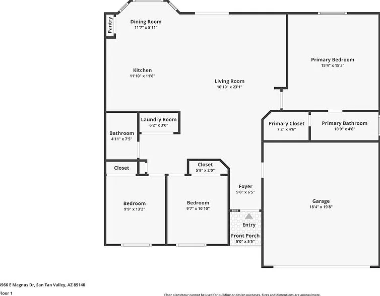 3 bed, 2.0 bath, 1401 sqft, $1,740 — Photo 2