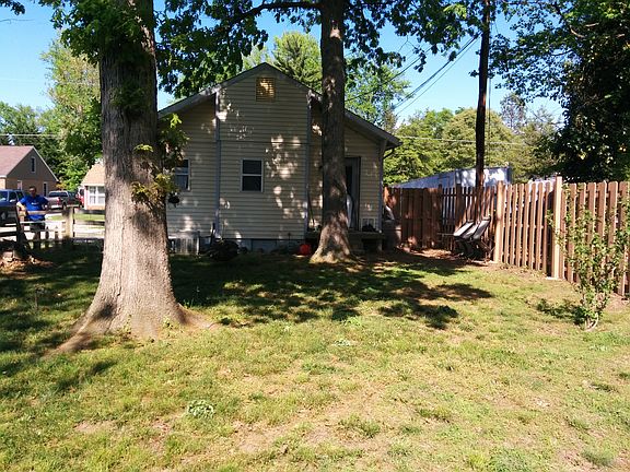 Rear of house