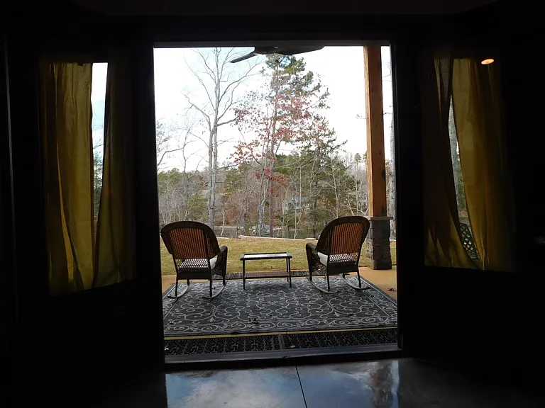 Porch entry from Master bedroom