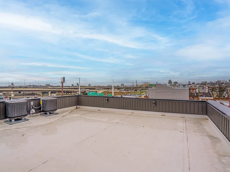 Private roof deck