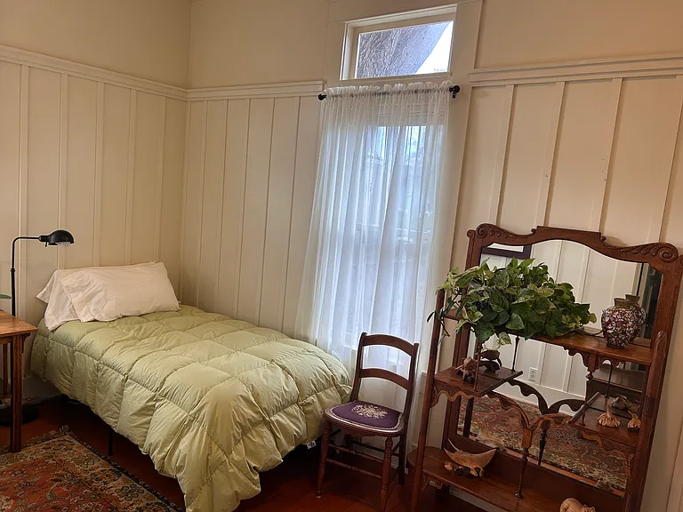 First floor bedroom with a twin bed