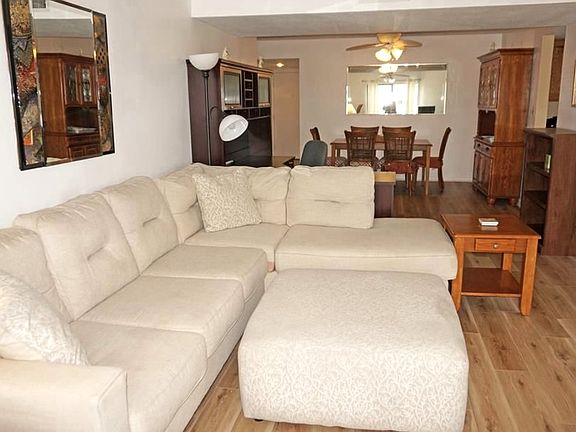 Living room with L shape couch