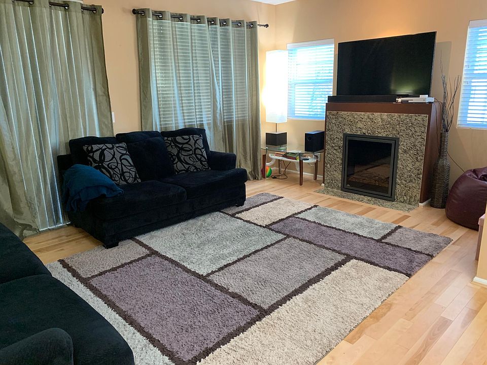 Living Area with electric fireplace