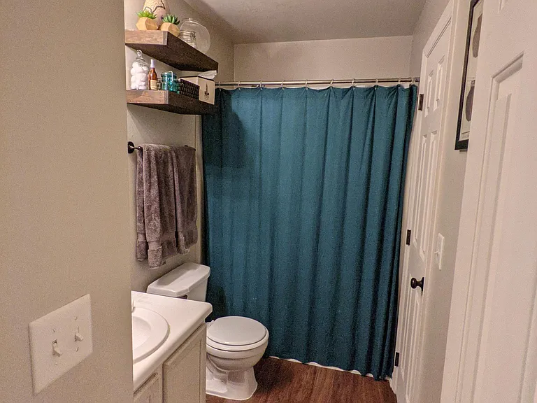 Same bathroom, different styling!