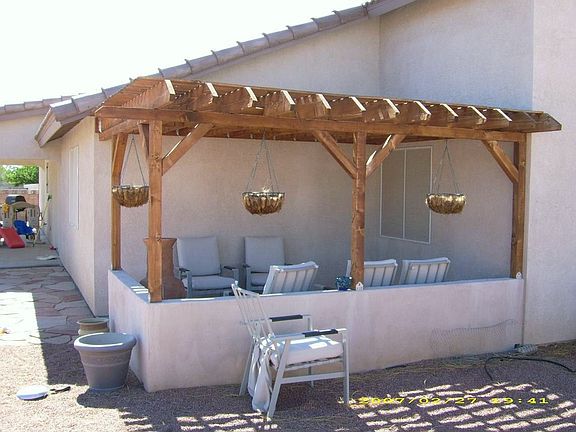 Secluded sitting area