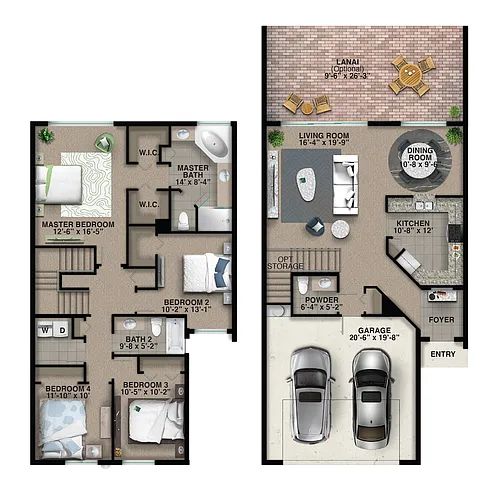 Floor plan Donatello (D2)