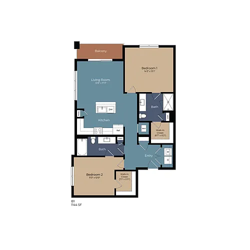 Floor plan B1