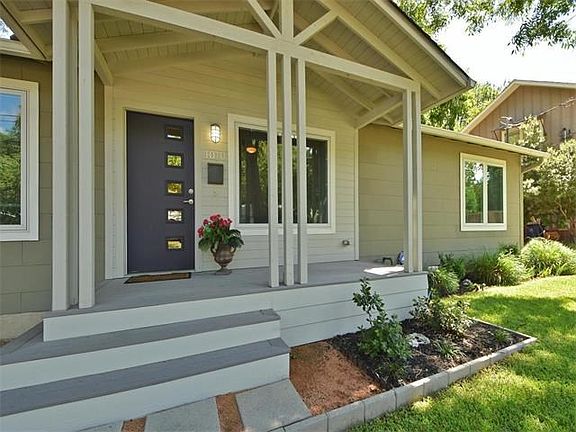 Covered front porch.
