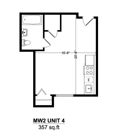 Floor plan 0x1B
