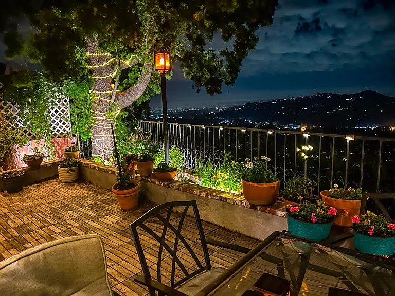 View of Los Angeles from our Living room.