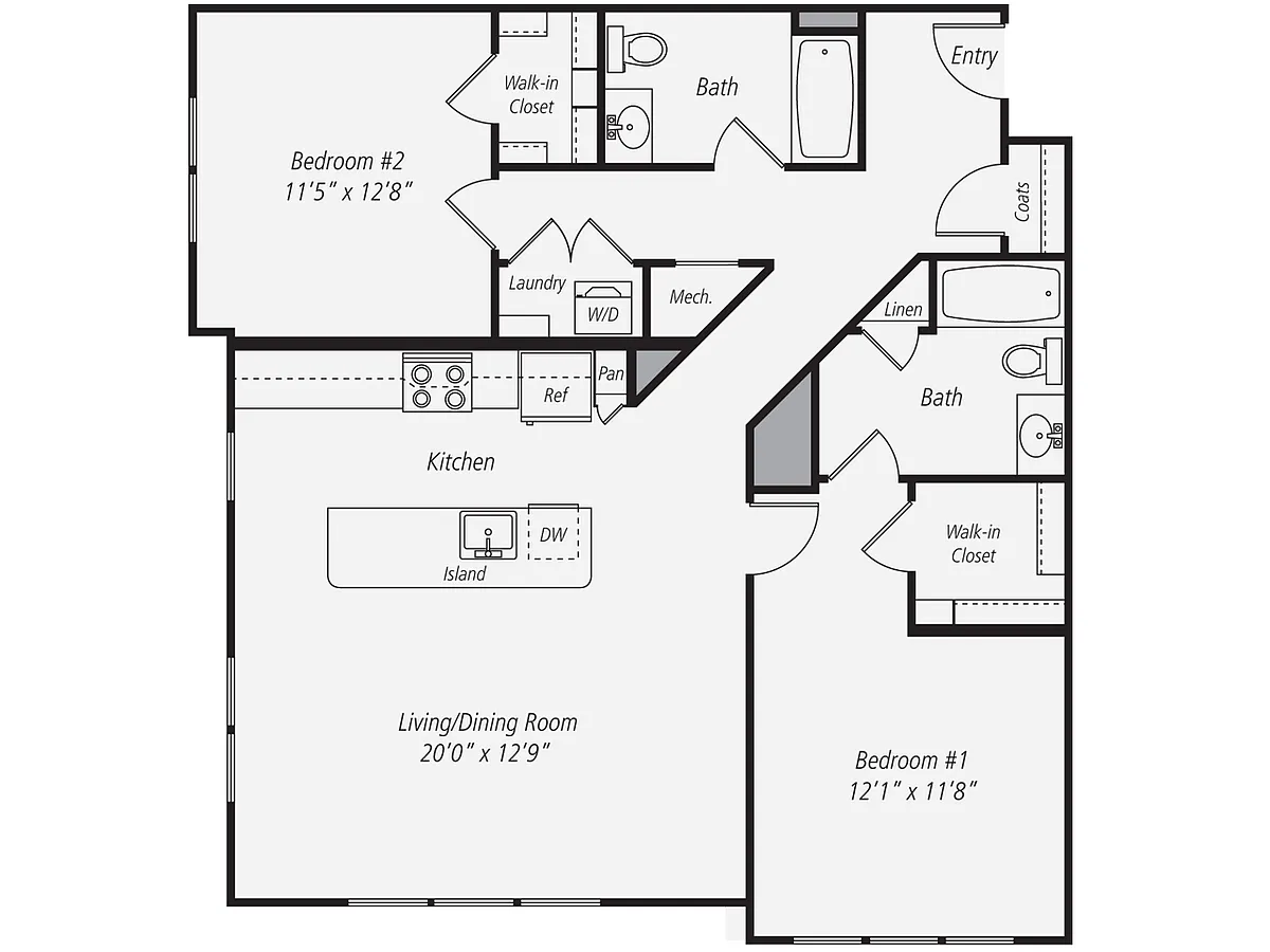 Floor plan B3-1212