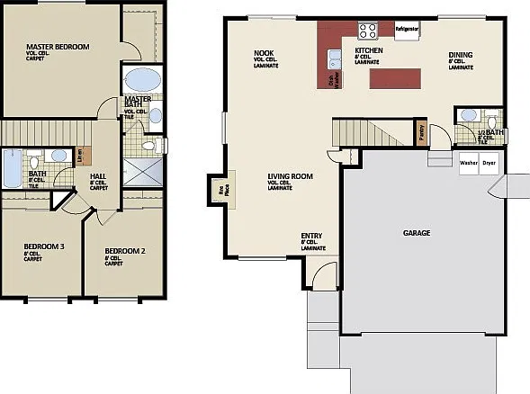 Light and bright, like new Coffey Park home with hardwood style flooring and beautiful yard — Photo 2