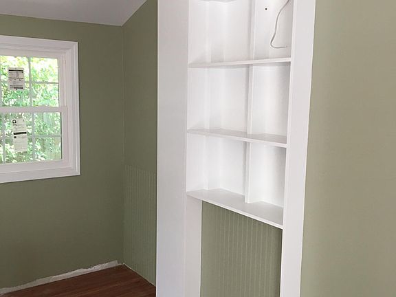 Custom Inset Shelves with Custom Lighting - Looks amazing at night!