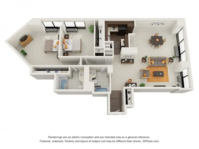 Floor plan The Monroe