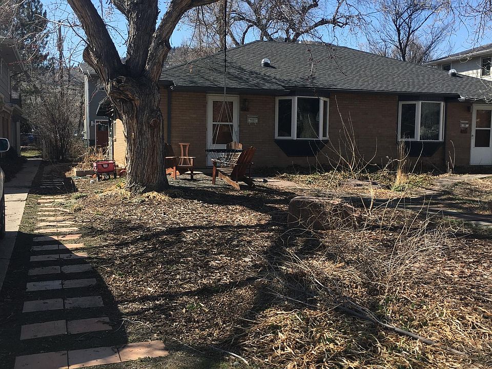 South side of duplex. Street view.