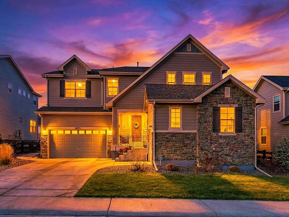 Exterior at sun set.