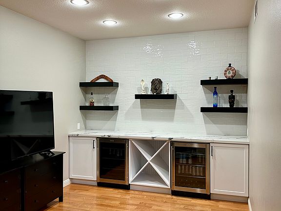 Newly built custom bar off the entry way