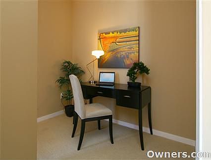Office nook in master bedroom