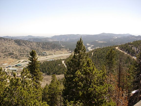 View of I-70 from the home